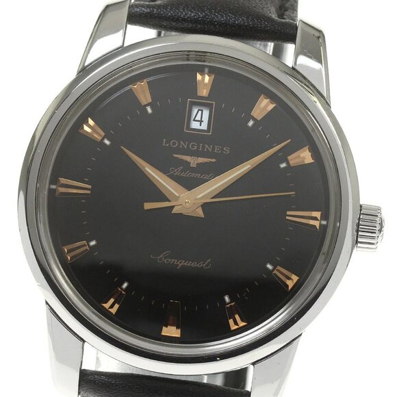 LONGINES Conquest Heritage Date black Dial Automatic Men's Watch_849779 - Picture 1 of 6